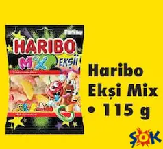 HARİBO EKŞİ MİX 115 G